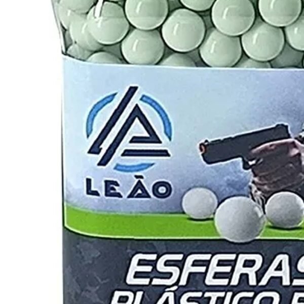 BBs Esferas Airsoft 0,20g 1100un Tracer Verde Leão Modelismo - Imagem 3