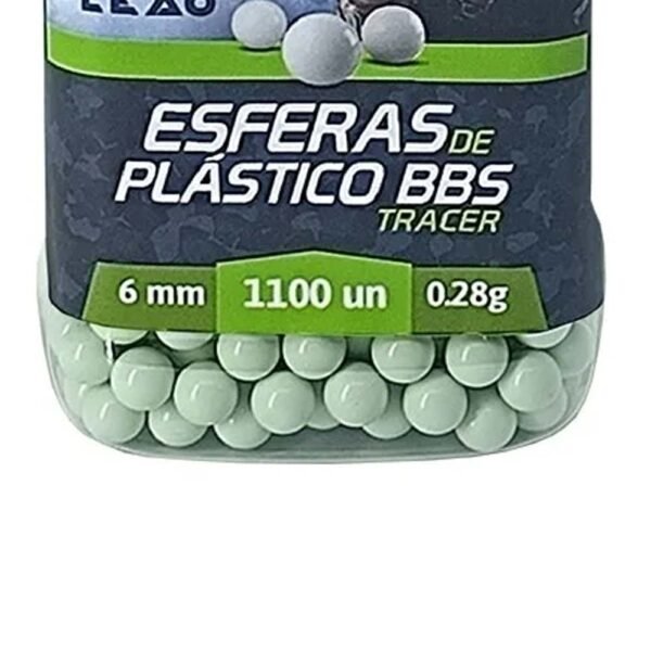 BBs Esferas Airsoft 0,28g 1100un Tracer - Leão Modelismo - Imagem 3